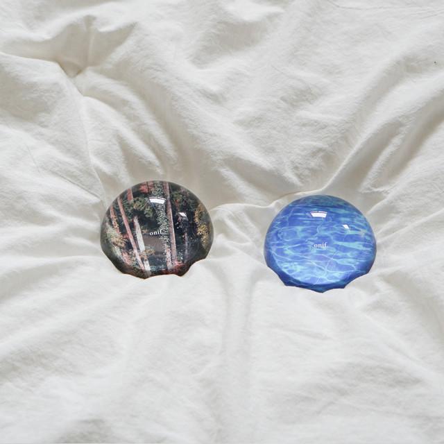 자연 오브제 크리스탈 문진 paperweight 2종