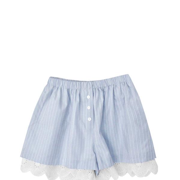 [PEPE] pepe striped shorts(blue)