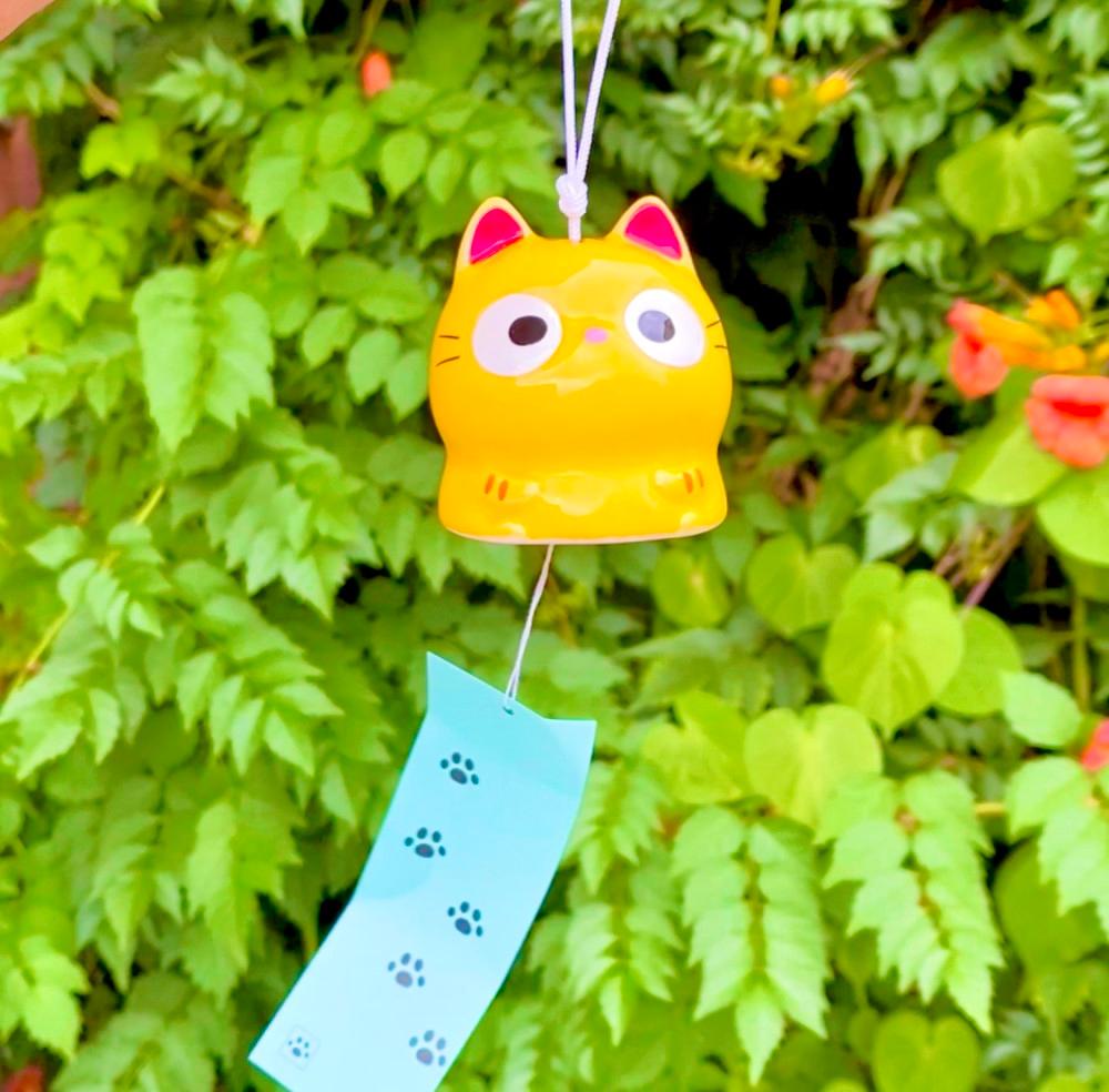 토라 풍령 후우링 후링 도어 종 노랑고양이