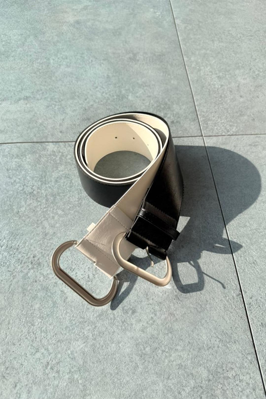 24.Wide Buckle Belt.2color