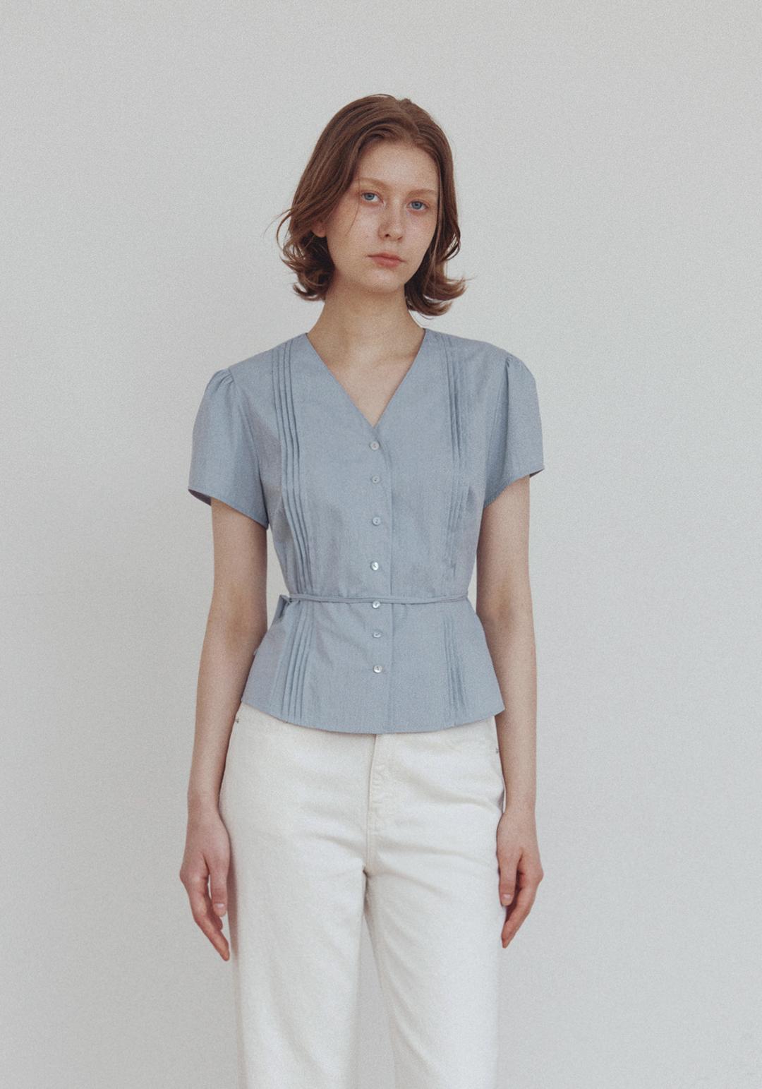 Nellia Pintuck Blouse