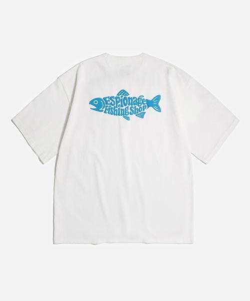 Fishing Shop Heavyweight Tee Off White