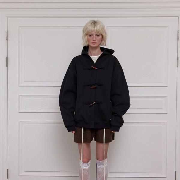 (09/23 예약발송) BIG POCKET DUFFLE JACKET - BLACK