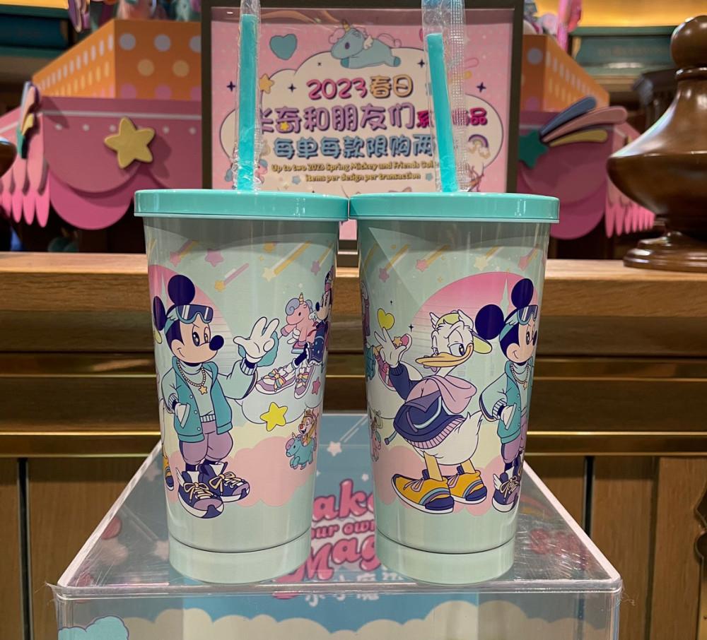 디즈니랜드 직구 미키 미니마우스 캐릭터 텀블러 빨대 스텐컵