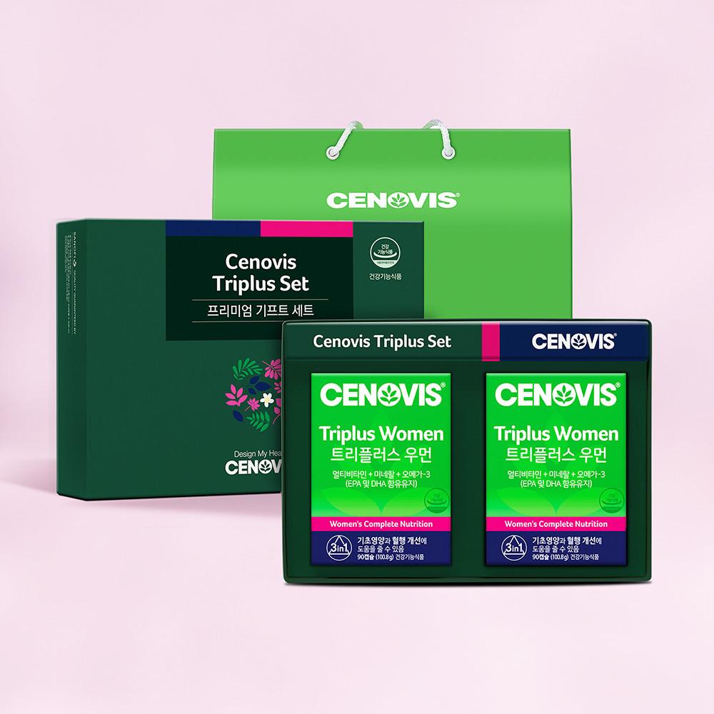 [세노비스] 트리플러스 우먼 멀티비타민미네랄 오메가-3 (90캡슐/45일분) x 2개