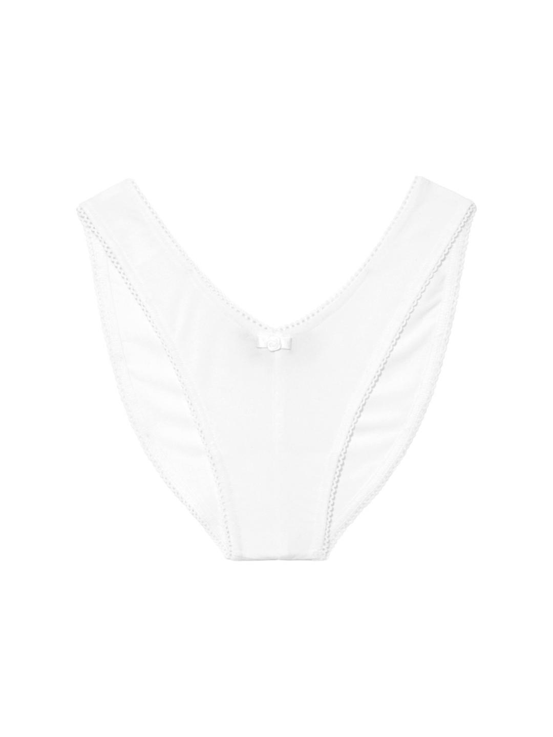 MELLOW PICOT THONG (WHITE)