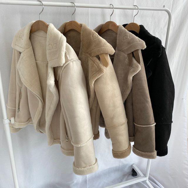 [기획 초특가] 밍크퍼 스웨이드 무스탕