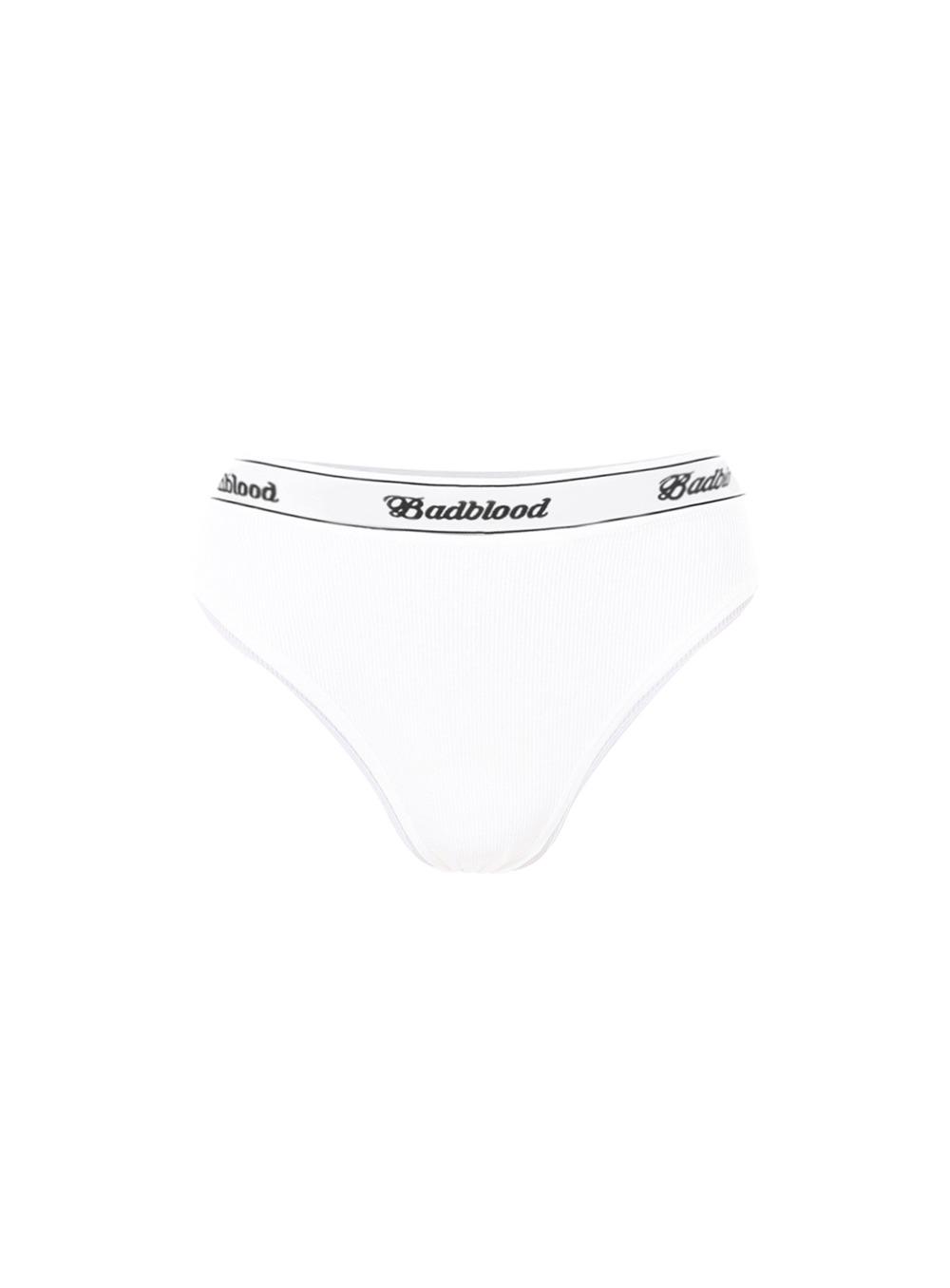 [w-pnt20-023]모달 코튼 립 브리프(삼각) - 화이트