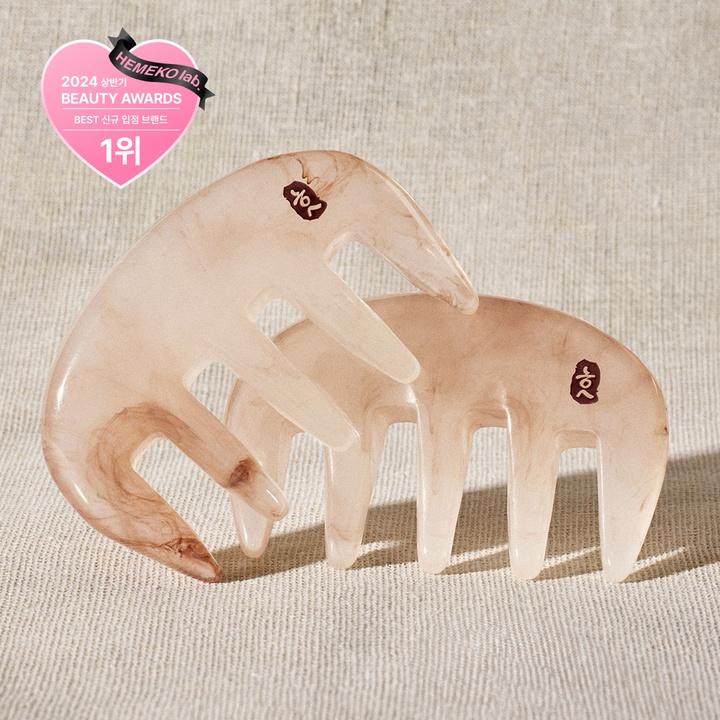 두피 케어 빗 괄사