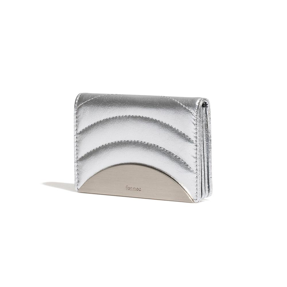 CRINKLE MOONRISE QUILTING POCKET D - SILVER