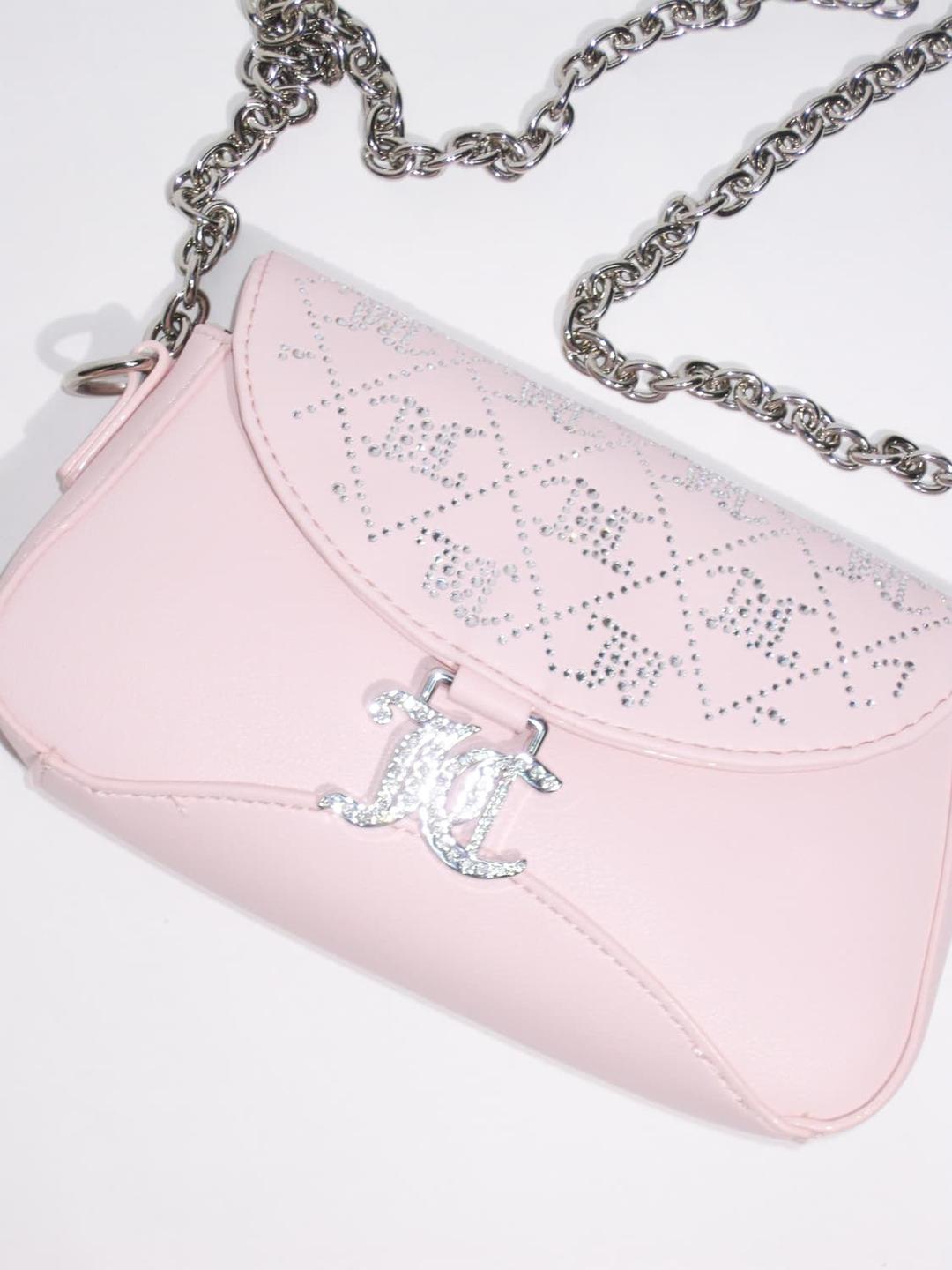 쥬시 꾸뛰르 베이비핑크 갸루 체인 숄더백 | 후루츠패밀리