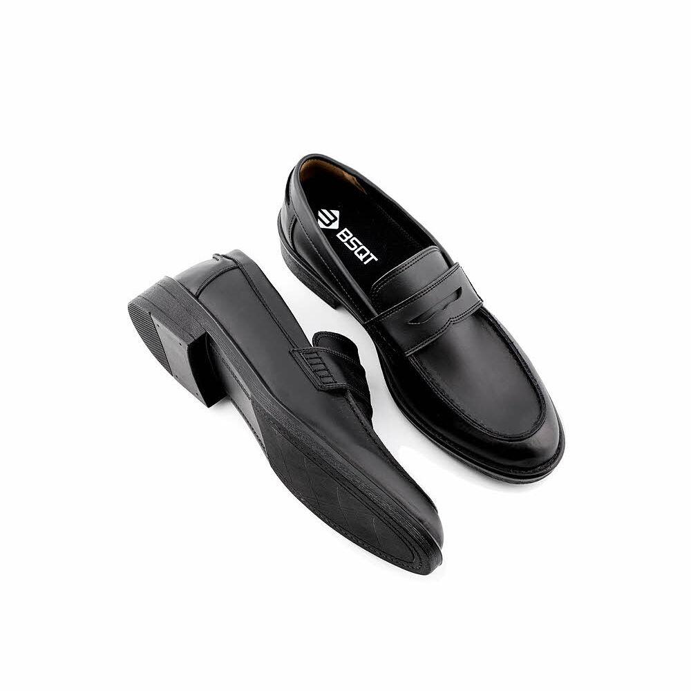 BSQT 1805 세비지 페니 로퍼 매트블랙