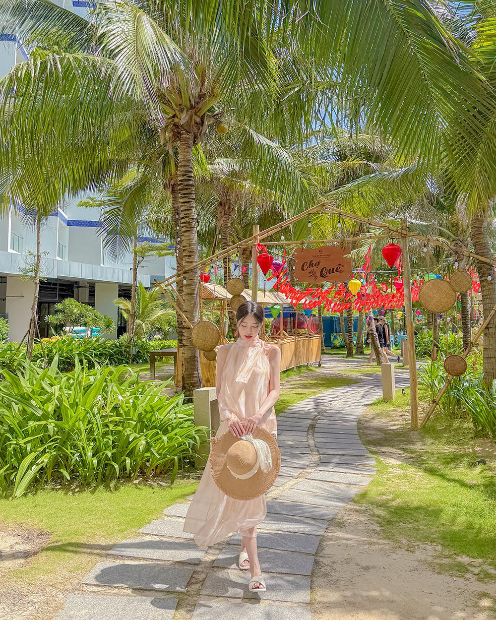 어썸나나 [44-66] 리아네 쉬폰 홀터넥 나시 + 롱스커트 투피스 휴양지 여름 바캉스 비치 휴양지룩