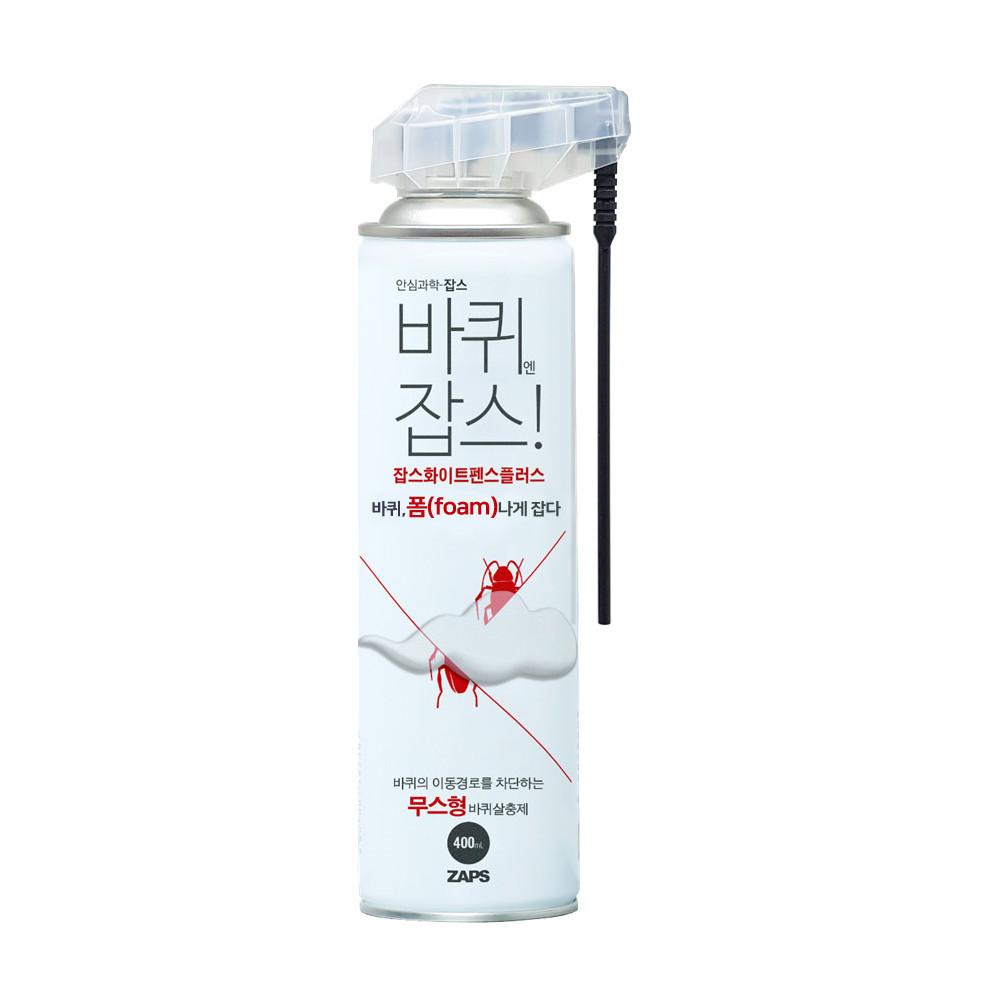 [약국용]잡스 화이트펜스플러스 무스형 바퀴살충제 폼 400ml