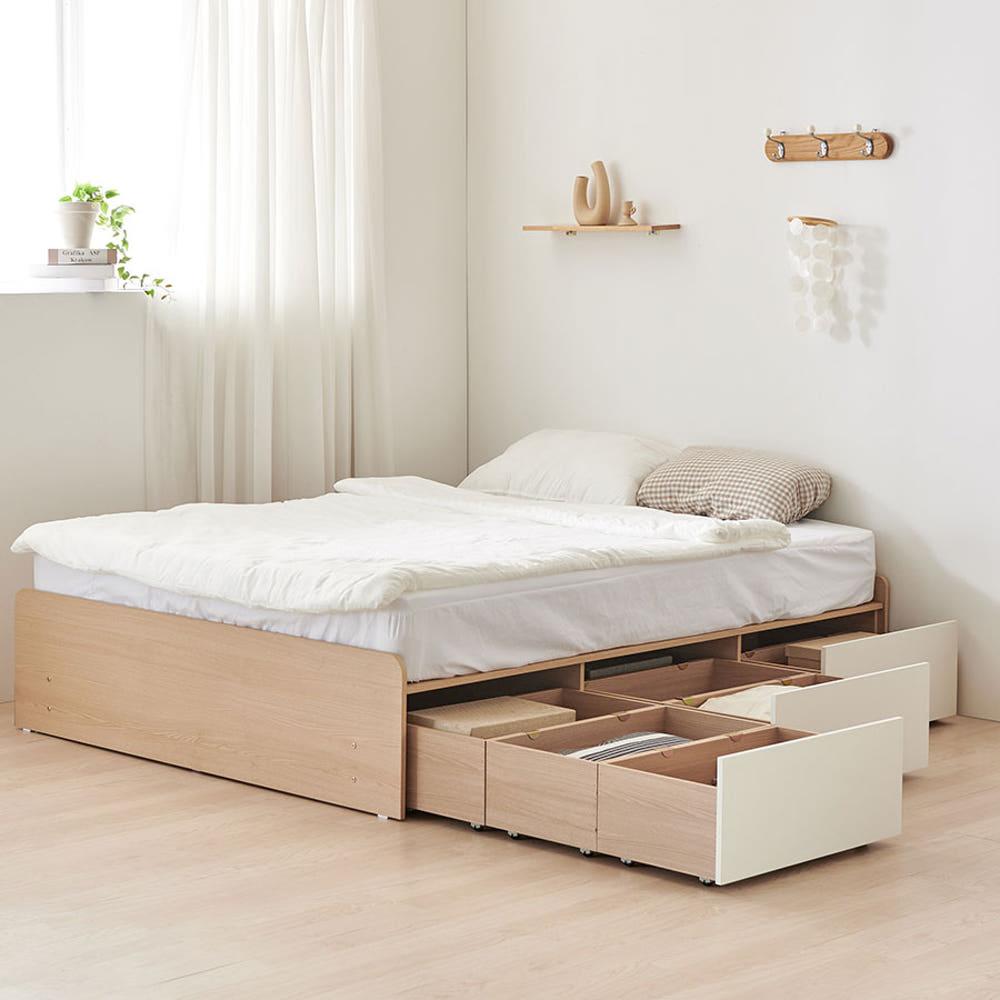 이노센트 그룸 높은 9서랍 빅수납침대 SS＋양면매트 i103804