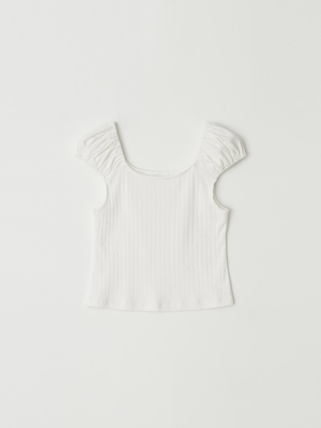 Carol puff t-shirt_white