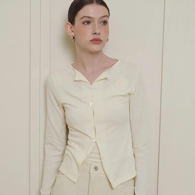 보트넥가디건+나시세트 BOATNECK CARDIGAN+SLEEVELESS SET [BUTTER YELLOW]