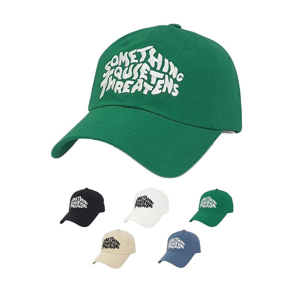 5color SOMETHING 그래피티 레터링 로고 데일리 볼캡 썸띵 웨이브 자수모자