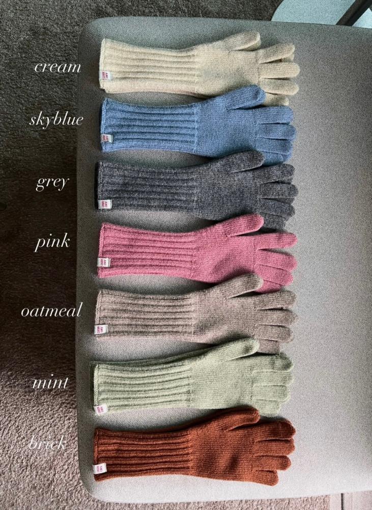 [10/20 할인종료] 멜로우 손가락 롱 장갑 (7colors)