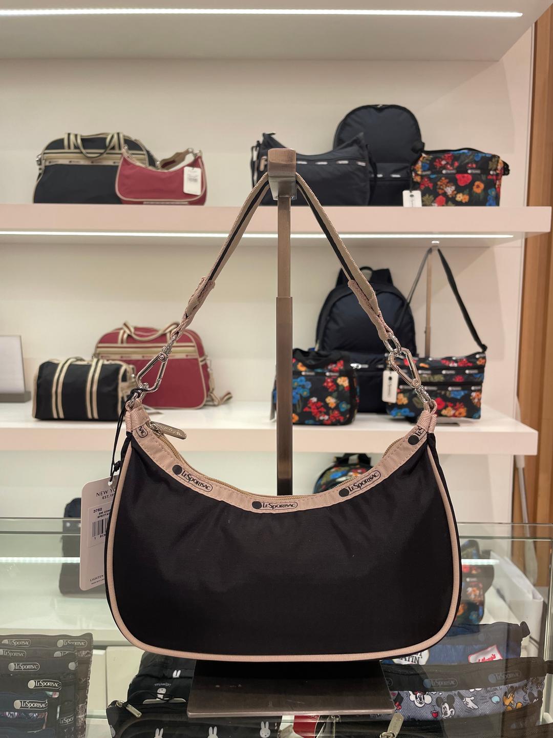 [레스포색] 스펙타컬 누아르 스몰 컨버터블 호보백 [3752.C333] SMALL CONVERTIBLE HOBO  in SPECTATOR NIOR