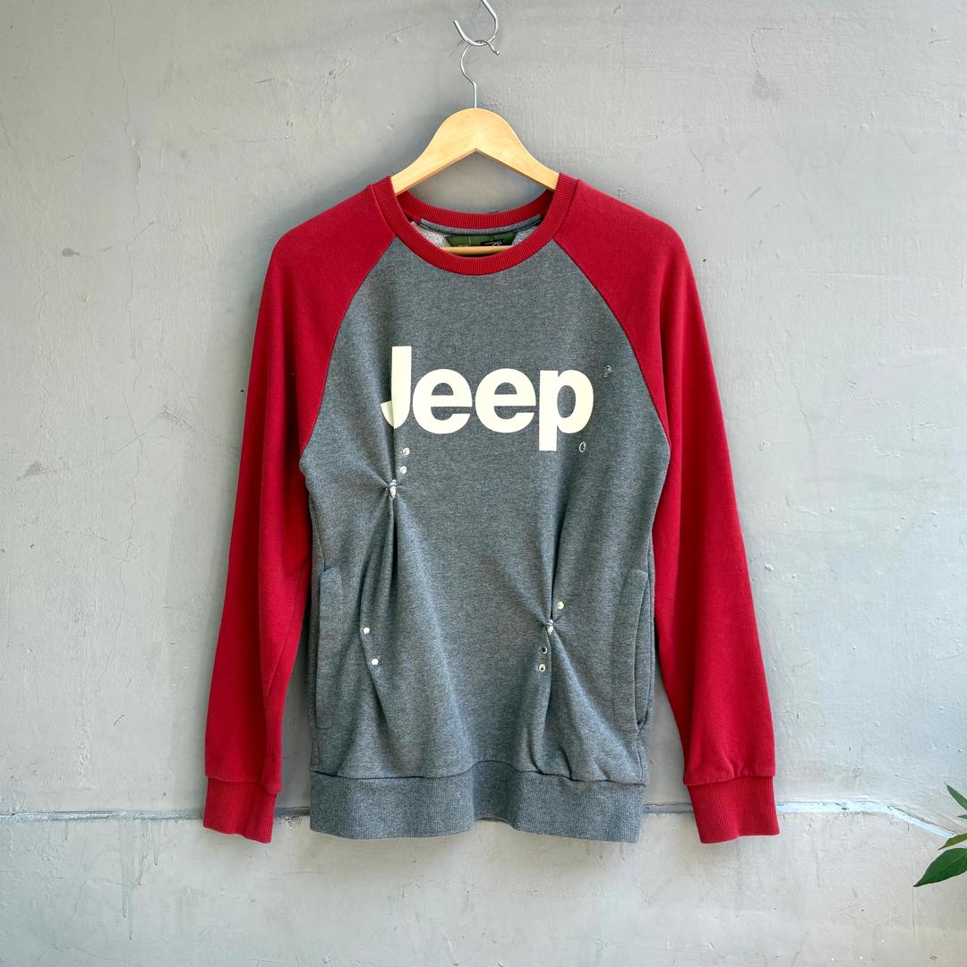 knot-pinched sweat shirt