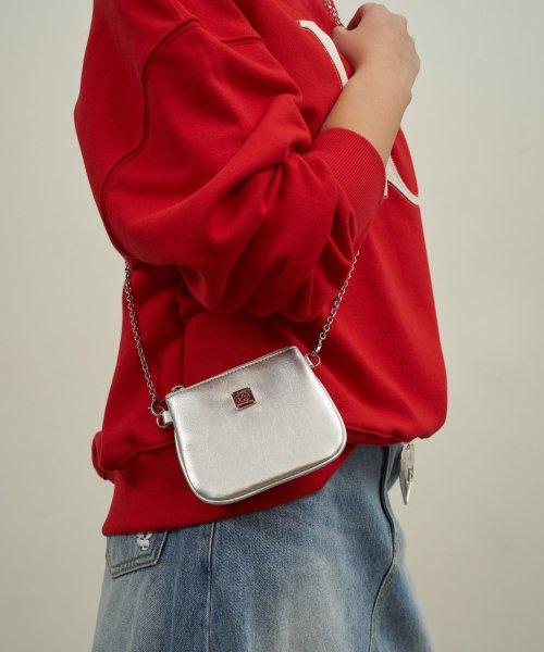 129 미니 코인 백 실버