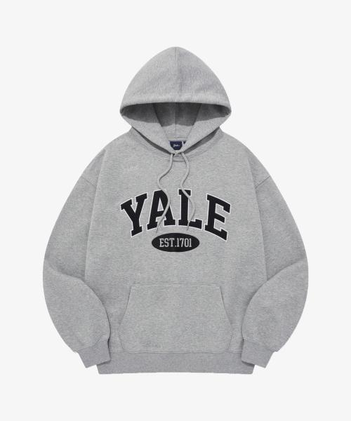 예일(YALE)  투톤아치 후드_그레이 - 사이즈 & 후기 | 무신사