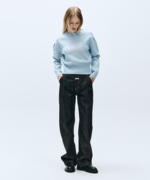 마리떼(MARITHÉ)  W RAW DENIM PANTS dark blue - 사이즈 & 후기 | 무신사