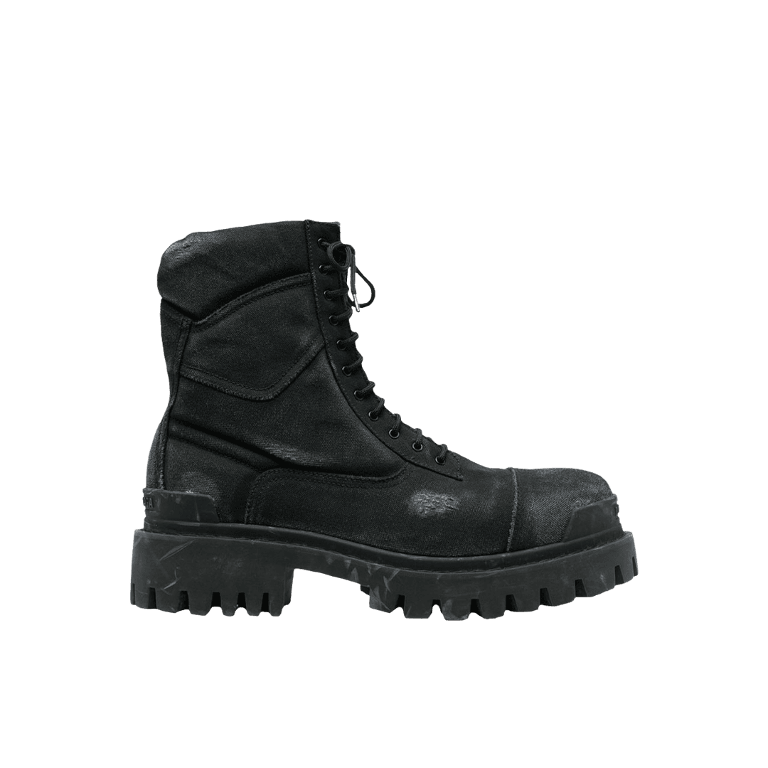 Balenciaga Combat Strike 20mm Boots Black