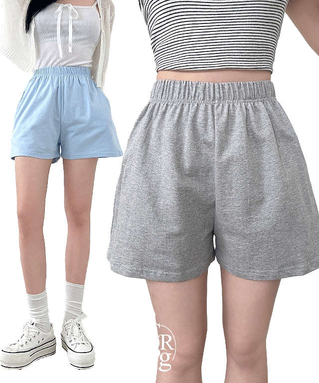 [꾸안꾸/데일리꿀템] 미니언 밴딩 트레이닝 반바지