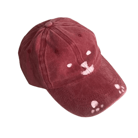 bunny.. ballcap ( burgundy )