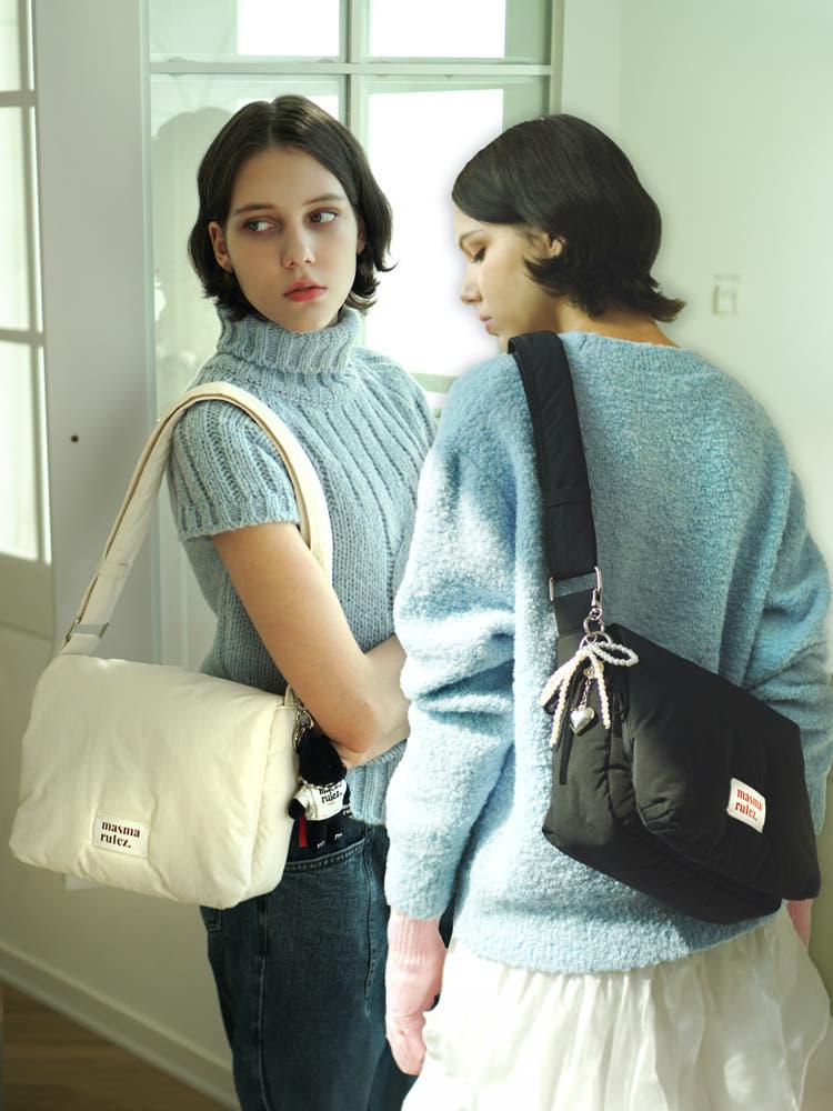 [BB키링증정]마스마룰즈 플럼피 패딩 크로스백 2colors