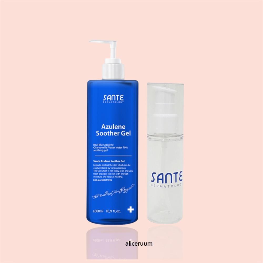 상떼 수더겔 아줄렌 대용량 500ml+정품공병+샘플set