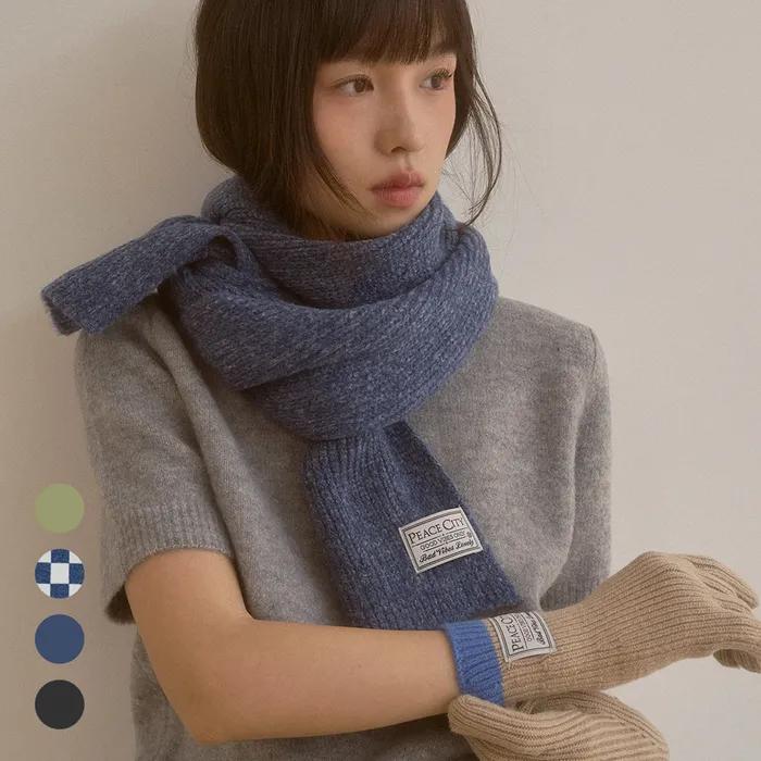 피스시티 부클 머플러_4color