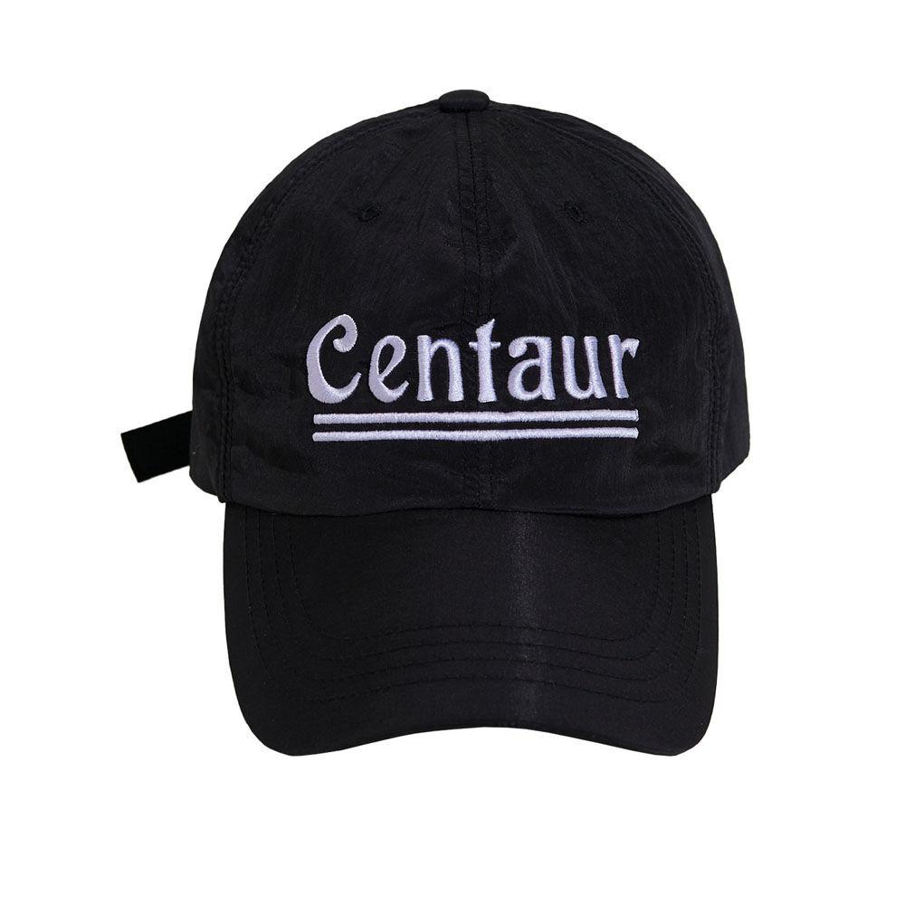 NYLON CENTAUR BALL CAP_BLACK