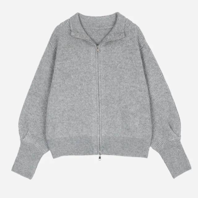WOOL KNIT TWO-WAY ZIPPER CARDIGAN 울 투웨이 집업 니트 가디건