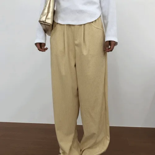 치즈 코듀로이 팬츠