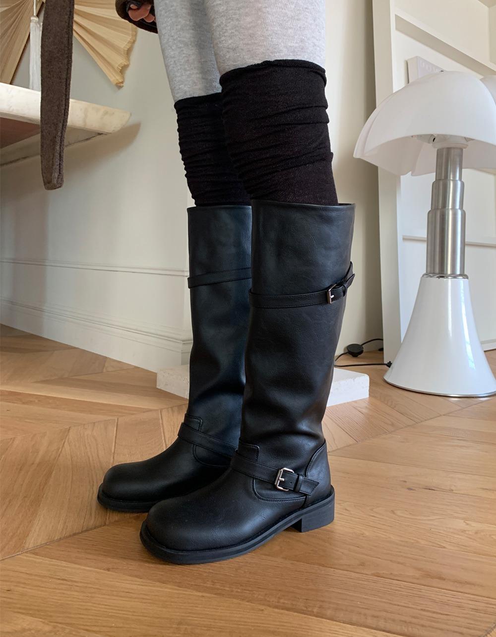 소프트 버클 레더 BOOTS