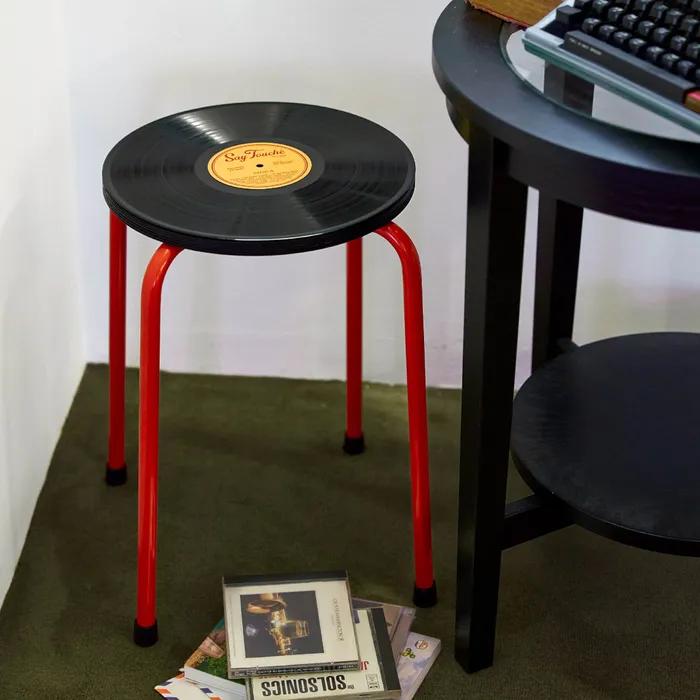 Vinyl Stool Red 바이닐 스툴 레드 스툴