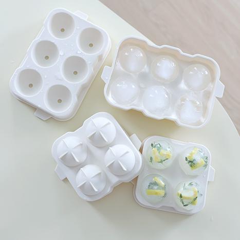 실리콘 얼음틀 얼음트레이 아이스큐브 하이볼 4구