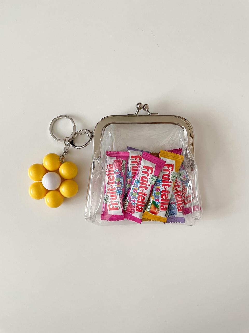 [젬마풀] 투명 똑딱이 파우치