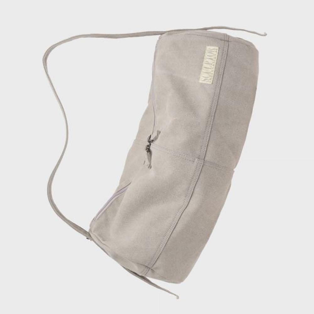 스컬프터 Vintage Canvas Duffel Bag Pale Gray