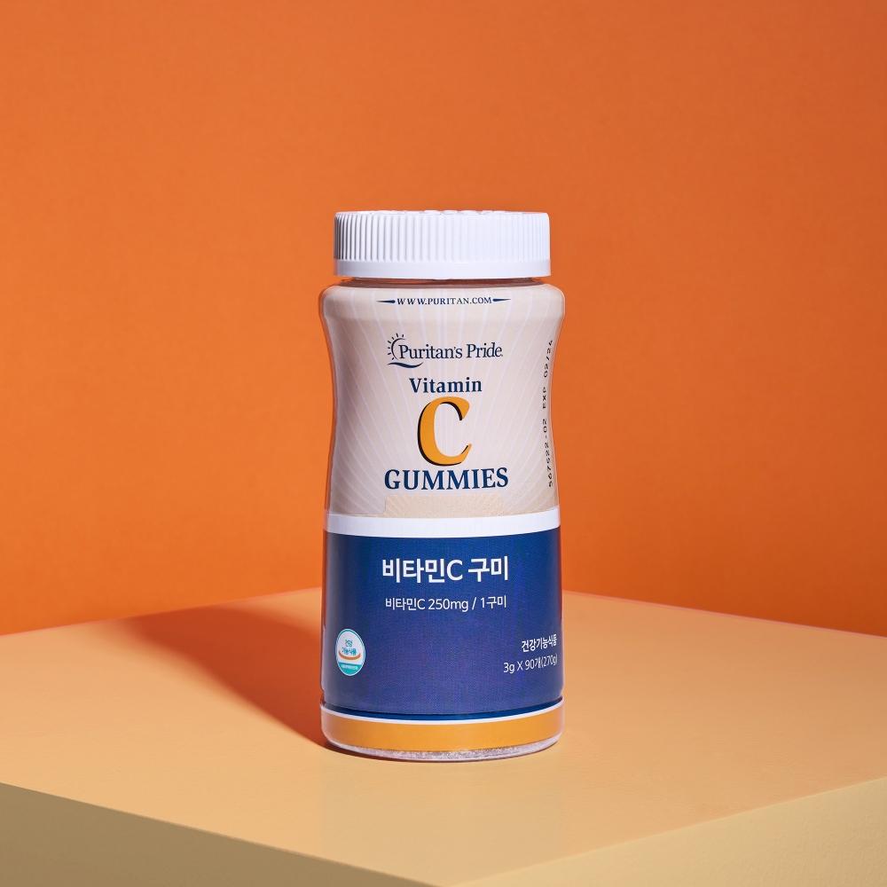 [국내배송] 퓨리탄프라이드 비타민C 구미 (90개/3개월)