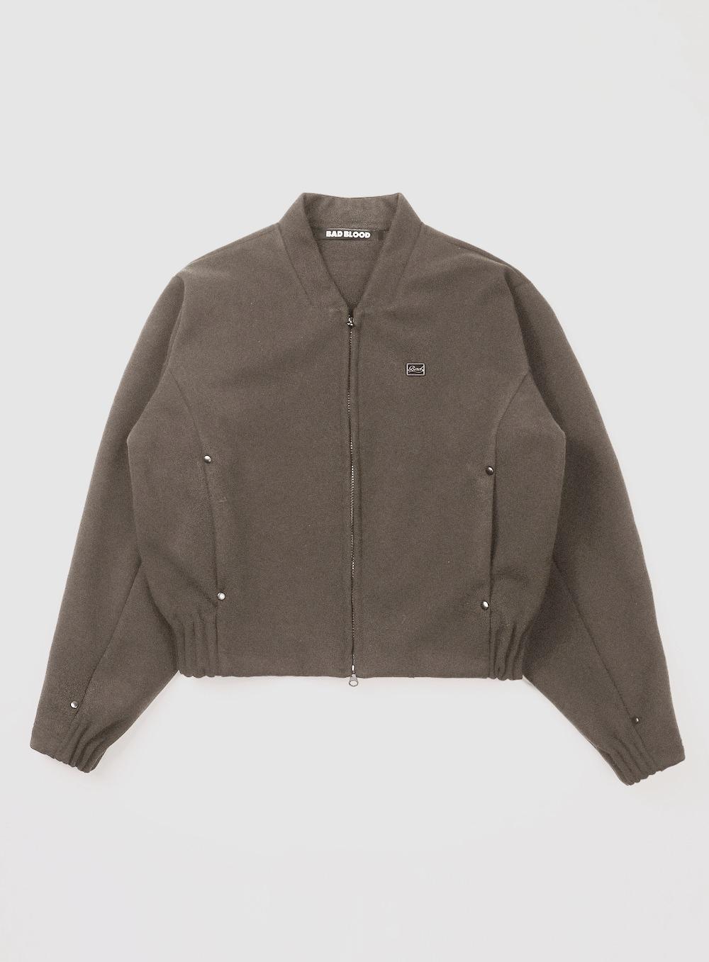 [w-jkt24-032] 비욘드 캐시 소프트 집업 자켓 - 토바코