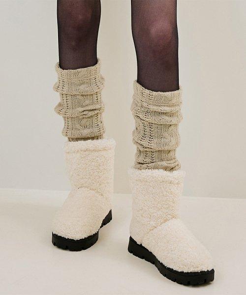 Leg Warmer [Beige]