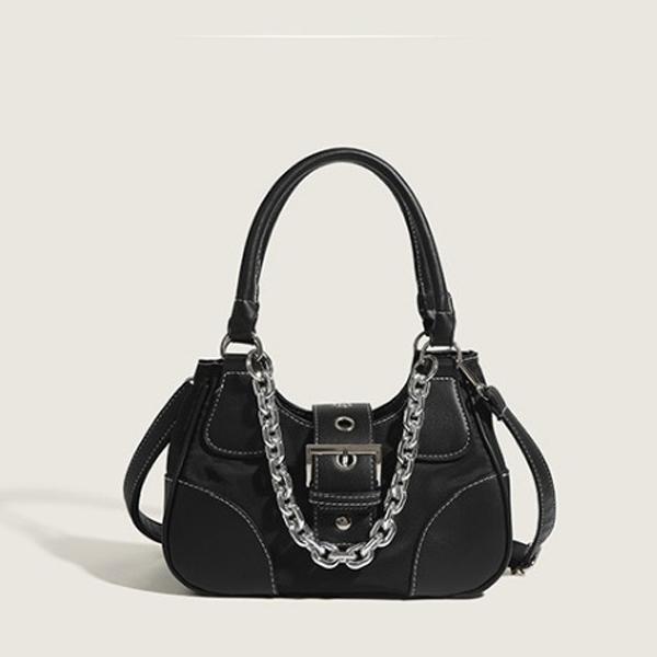 [당일출고]체인 스타일 바게트백 숄더백