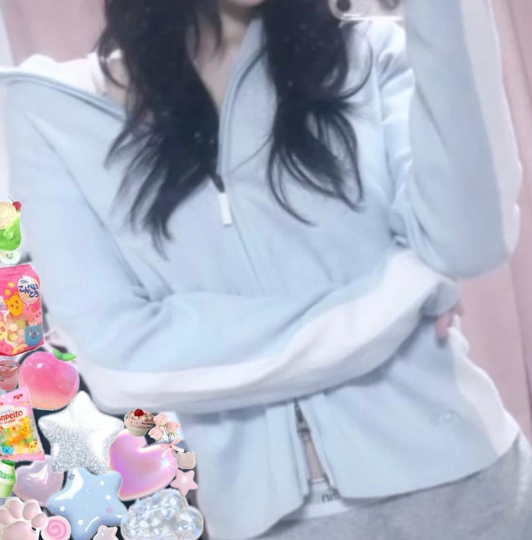 빈티지아디다스 흰하 시나모롤깔 삼각로고 2way 투웨이 니트 집업 | 후루츠패밀리