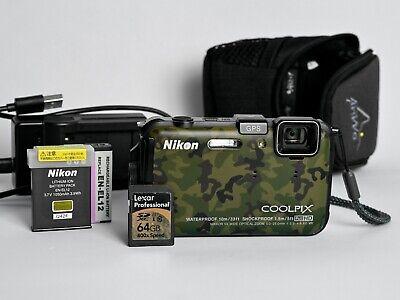 Nikon Coolpix AW100 waterproof digital camera / 16 Mp underwater digicam AW