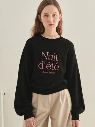 NUIT D ETE SWEATSHIRT BLACK