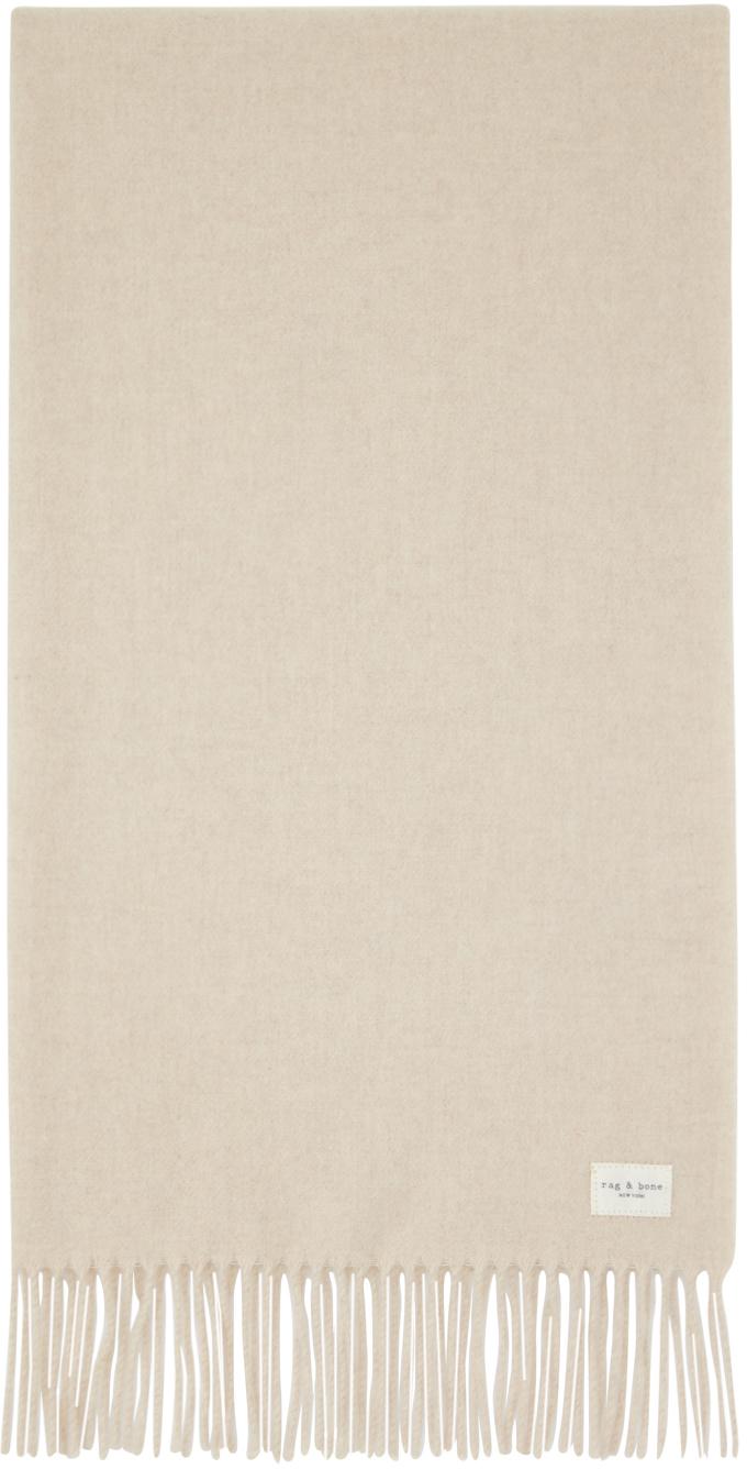 오프 화이트 애디슨 스카프